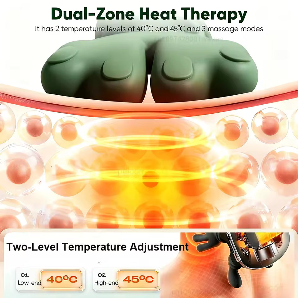 Ellwin DeepRelief™ - 4D Bionic Neck & Shoulder Massager (Cordless & Heated)