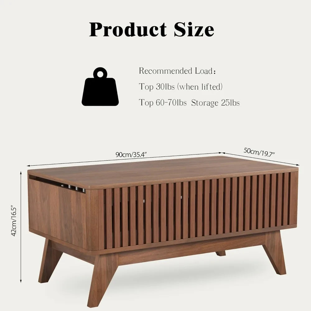 Ellwin Home Coffee Table with Secret Storage